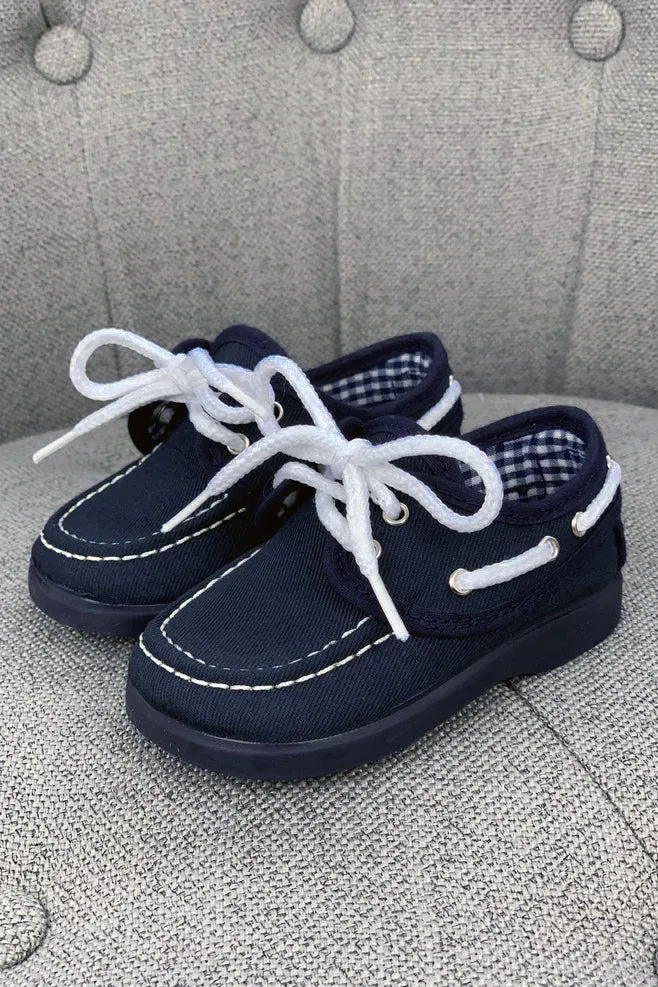 Navy Boat Shoes
